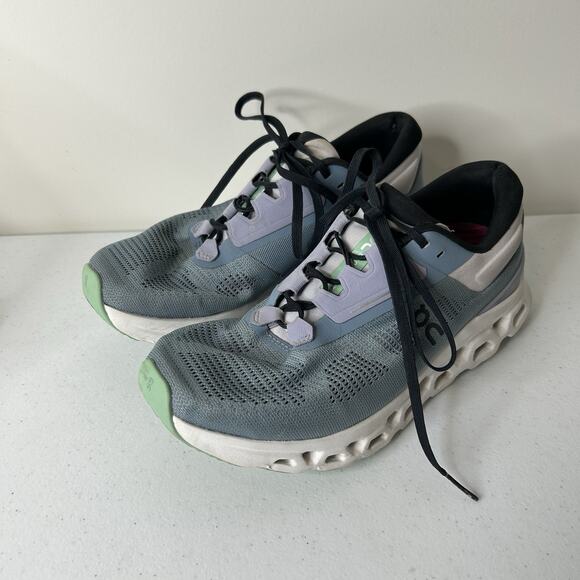 On Cloud Cloudstratus 3 Womens 8.5 Wash Nimbus Blue Athletic Running Shoes - Picture 1 of 10